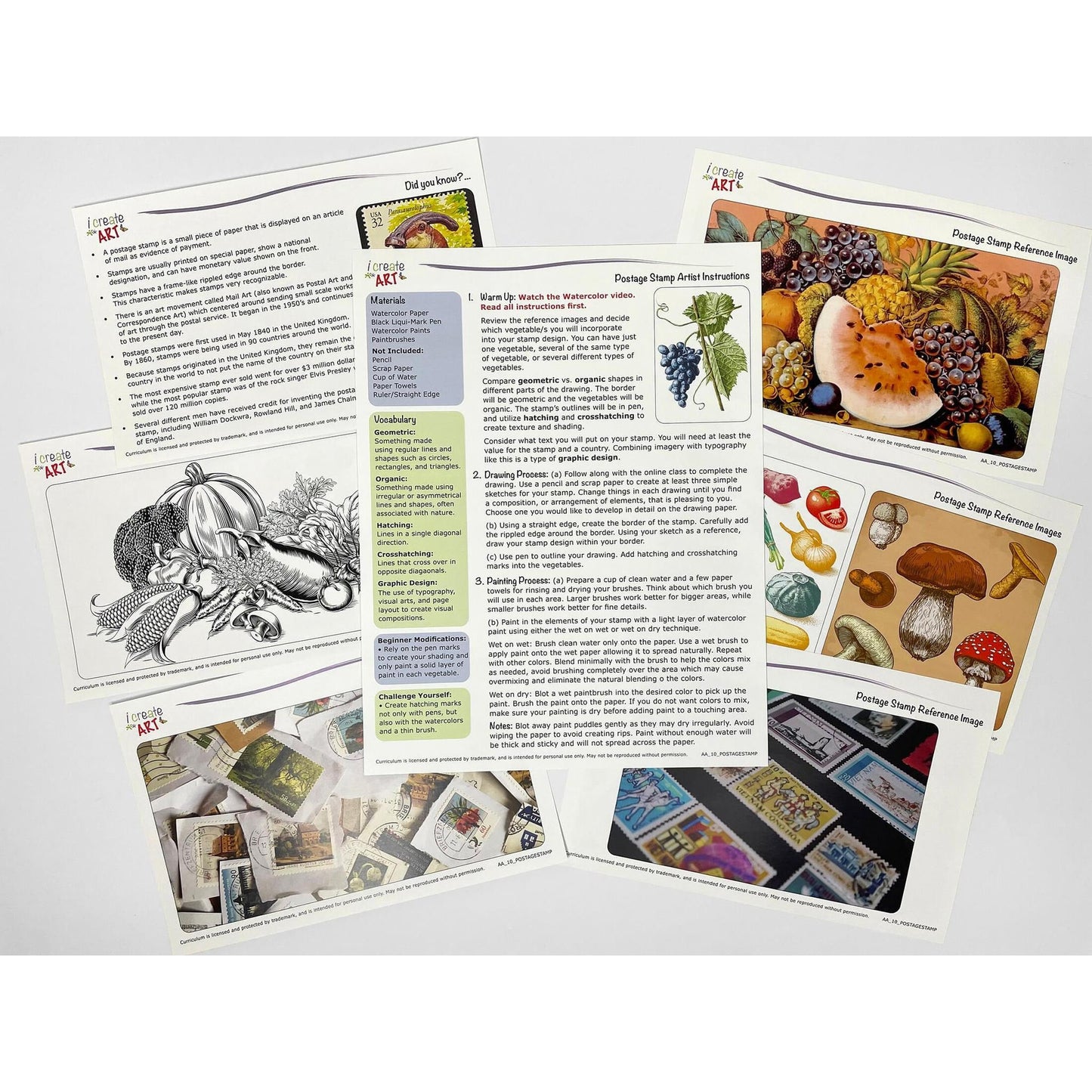 Art Education Curriculum Lesson Plans I Create Art