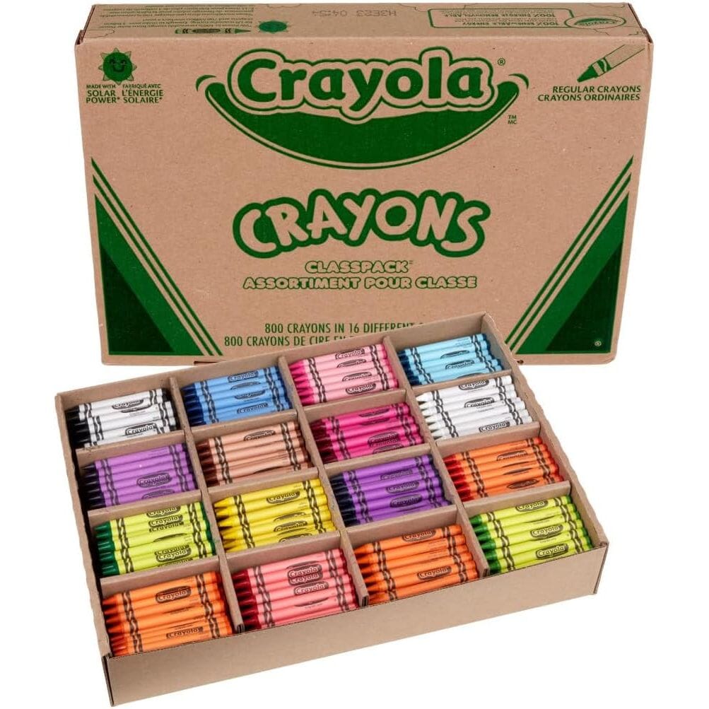 Crayon Class Pack (800 Set) Crayons I Create Art