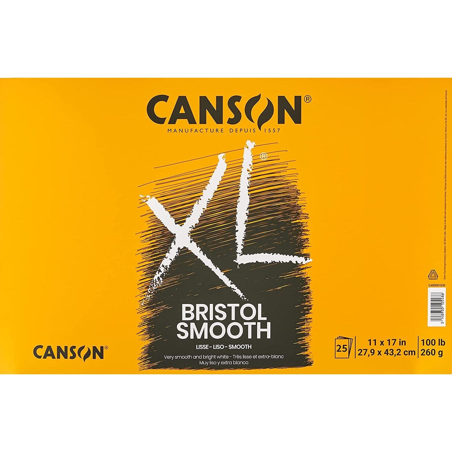 Bristol paper Drawing & Painting Kits Canson 11 x 17