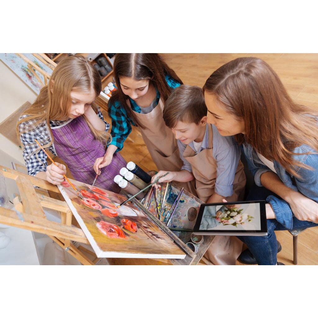 Homeschool Art Curriculum (35 Weeks) Drawing & Painting Kits I Create Art 