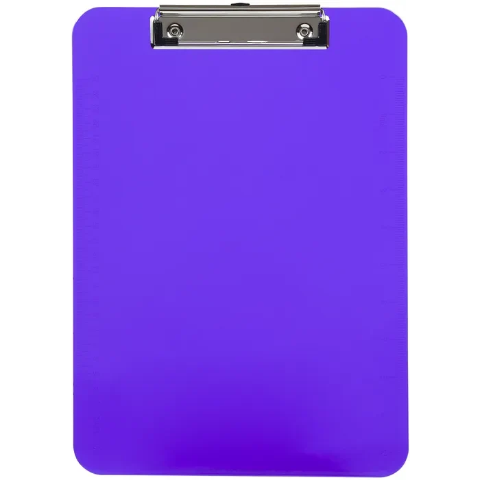 Clipboard (Plastic) Arts & Crafts Charles Leonard Neon Purple 