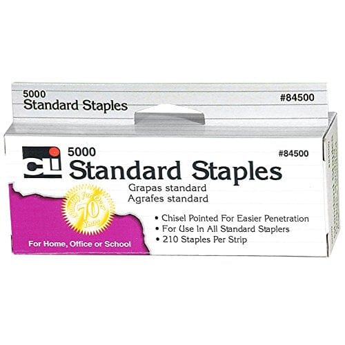 Staples (1/4" Standard) Arts & Crafts Charles Leonard 