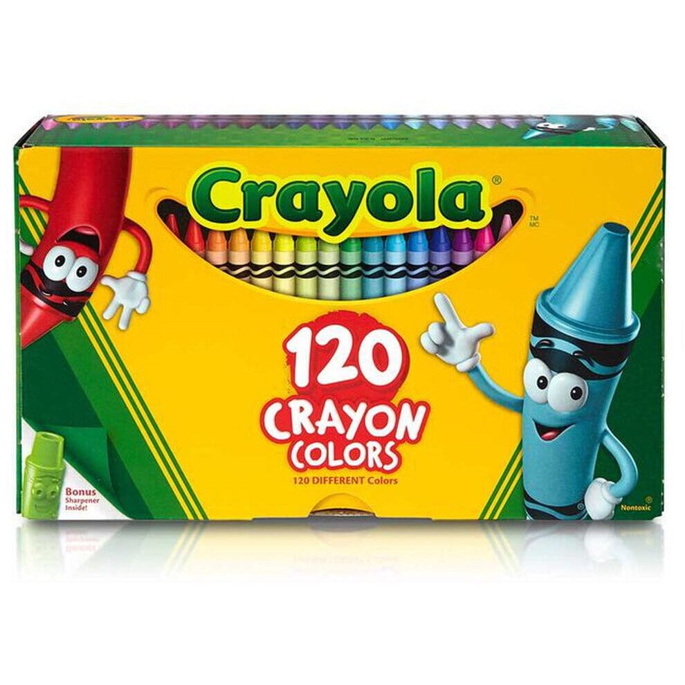 Crayons (Regular Size) Arts & Crafts Crayola 120 Box Set 