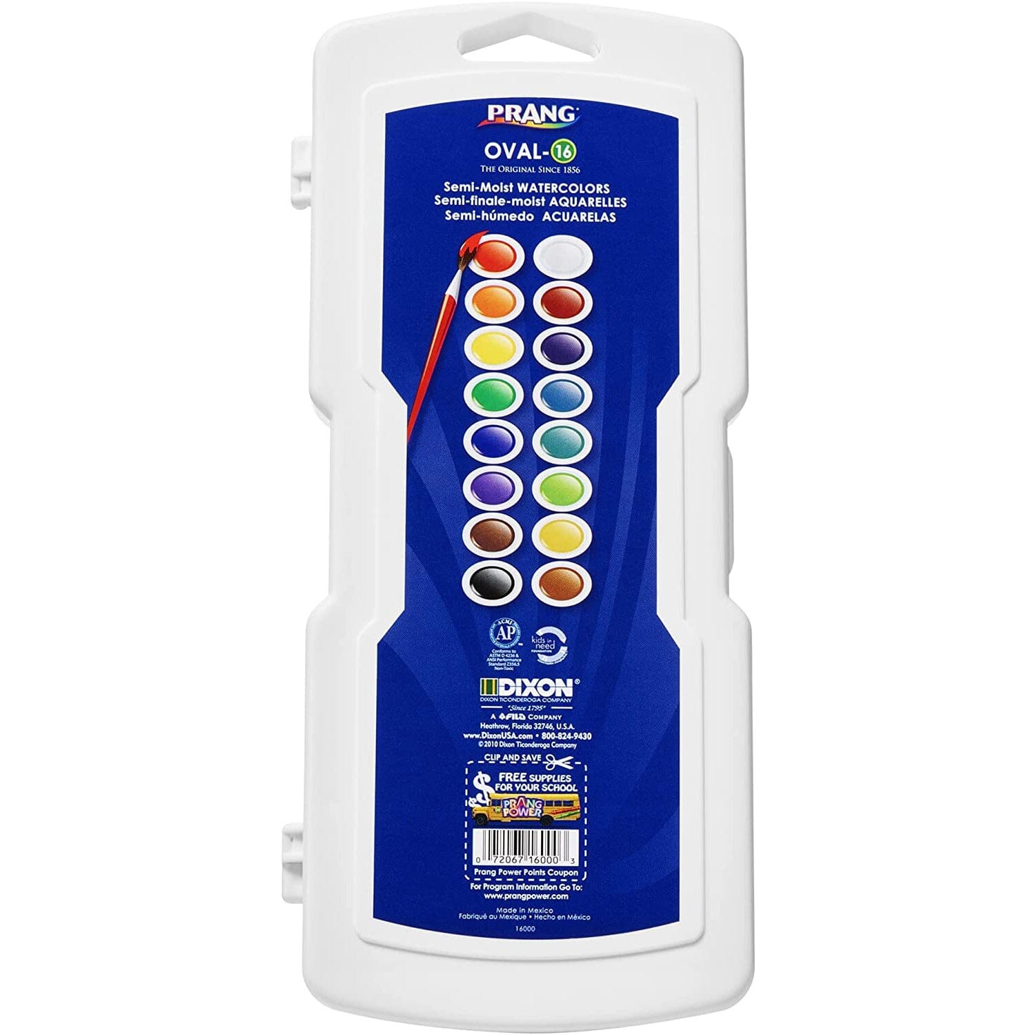Watercolors (Half and Oval Pan) Drawing & Painting Kits PRANG 