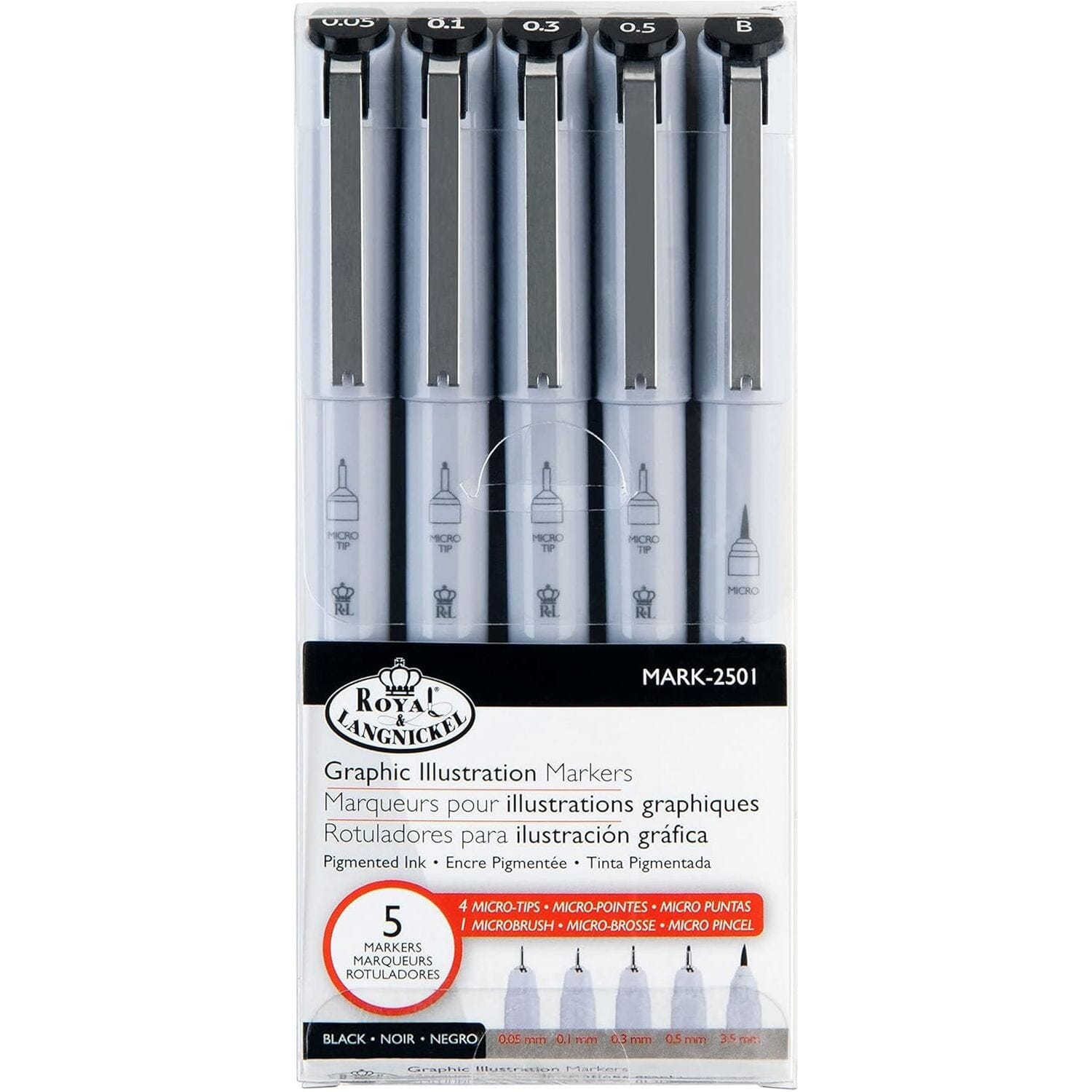 Illustration Pen Sets Drawing & Painting Kits I Create Art 5 Pack 