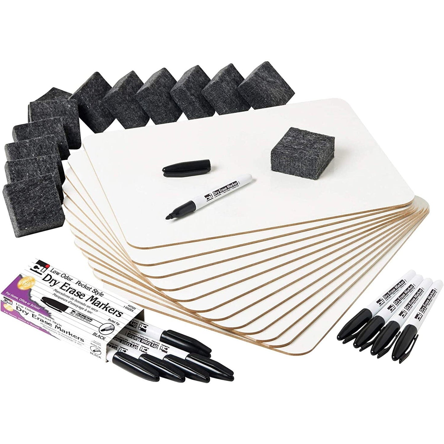 Dry Erase Boards (Class Pack of 12) Arts & Crafts Charles Leonard 