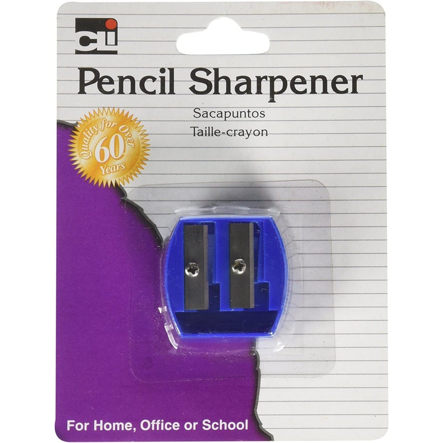 Pencil Sharpener (2 Hole Wedge) Drawing & Painting Kits Charles Leonard 
