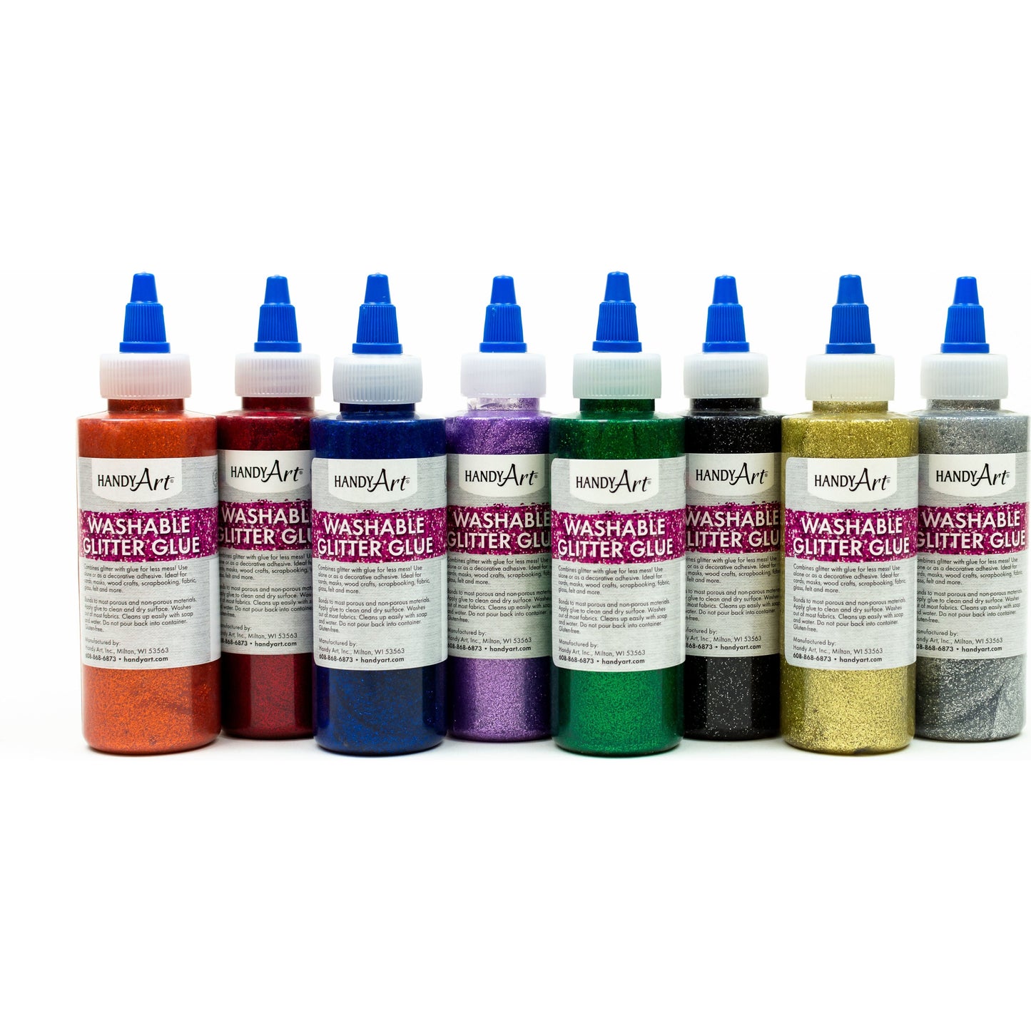 Handy Art® Paint Sets Drawing & Painting Kits Handy Art Glitter Glue 6 set 4 oz 