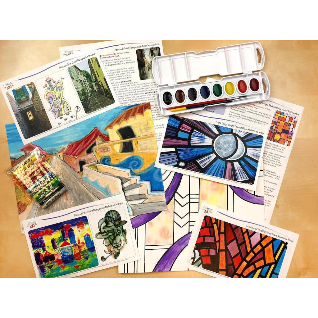 Picasso & Frank Lloyd Wright Art Box