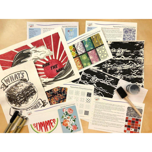 Printmaking & Typography Art Box 